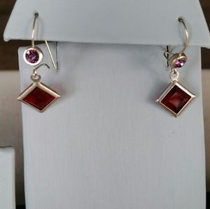 Silver earrings 💞